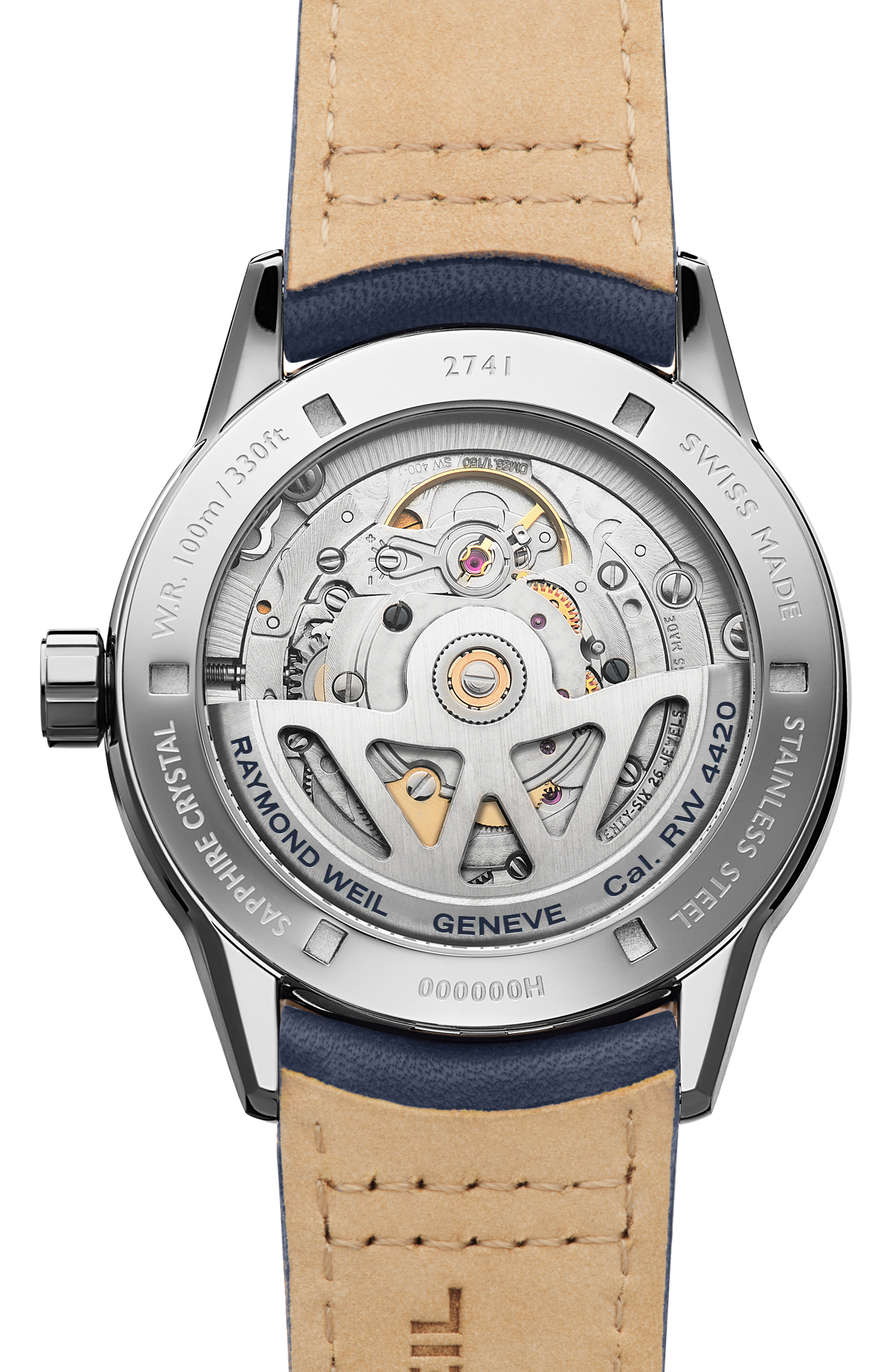 Raymond Weil Freelancer Men's Automatic White Dial Leather 2741-STC-30001