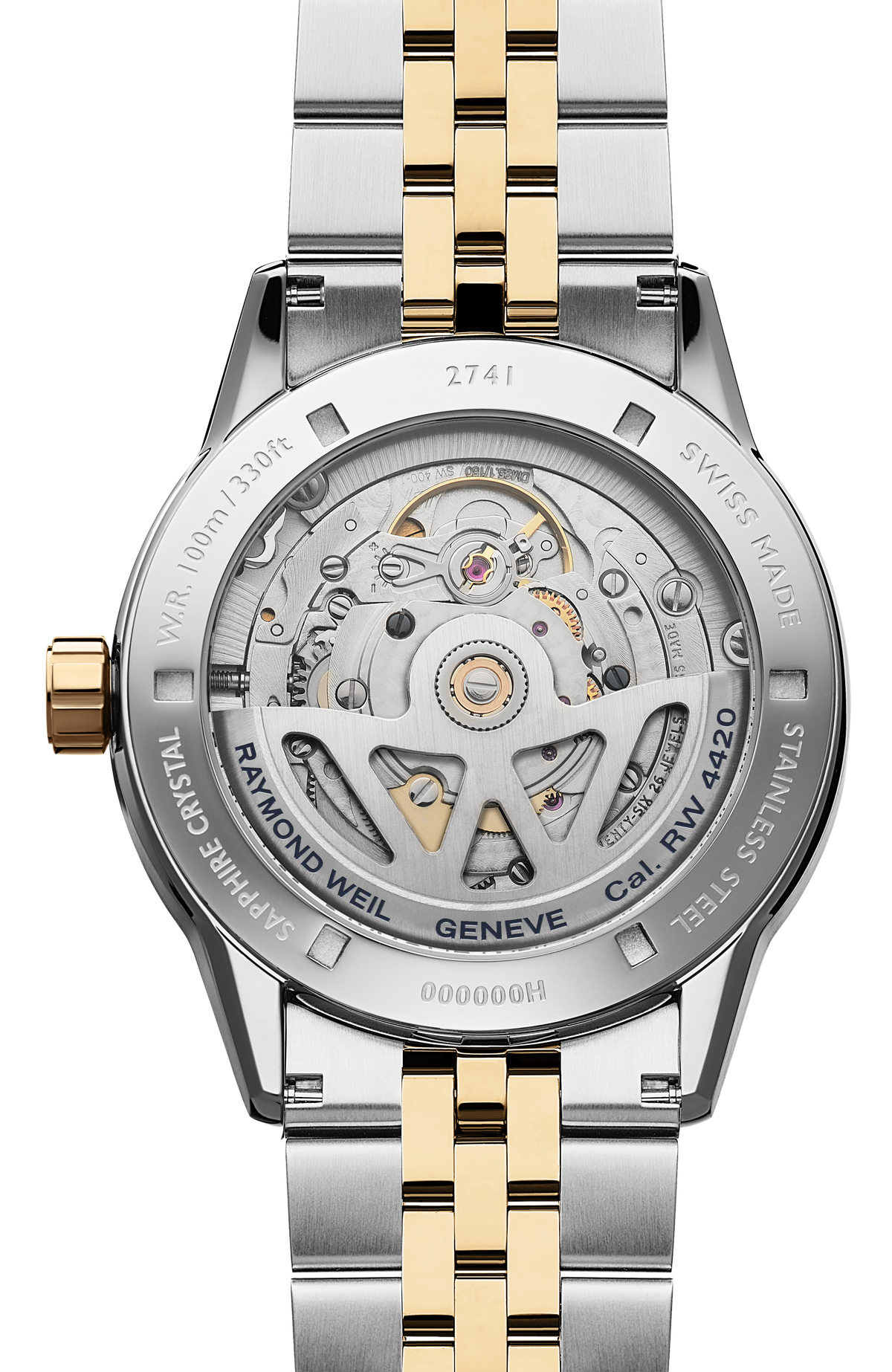 Raymond Weil Freelancer Men's Automatic Classic Two-Tone Blue Dial Date 2741-STP-50001