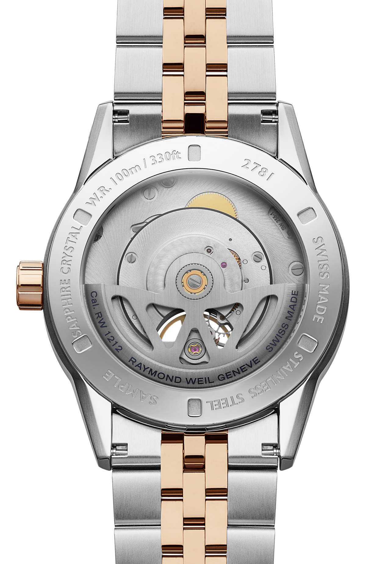 Raymond Weil Freelancer Calibre RW1212 Men's Rose Gold Automatic 2781-SP5-20051