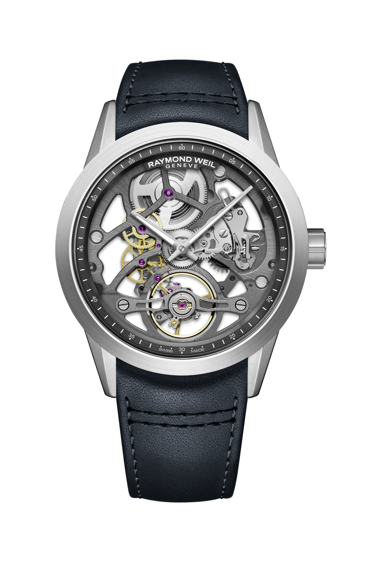 Raymond Weil Freelancer Calibre RW1212 Men's Anthracite Skeleton Automatic 2786-STC-60000