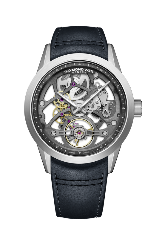 Raymond Weil Freelancer Calibre RW1212 Men's Anthracite Skeleton Automatic 2786-STC-60000