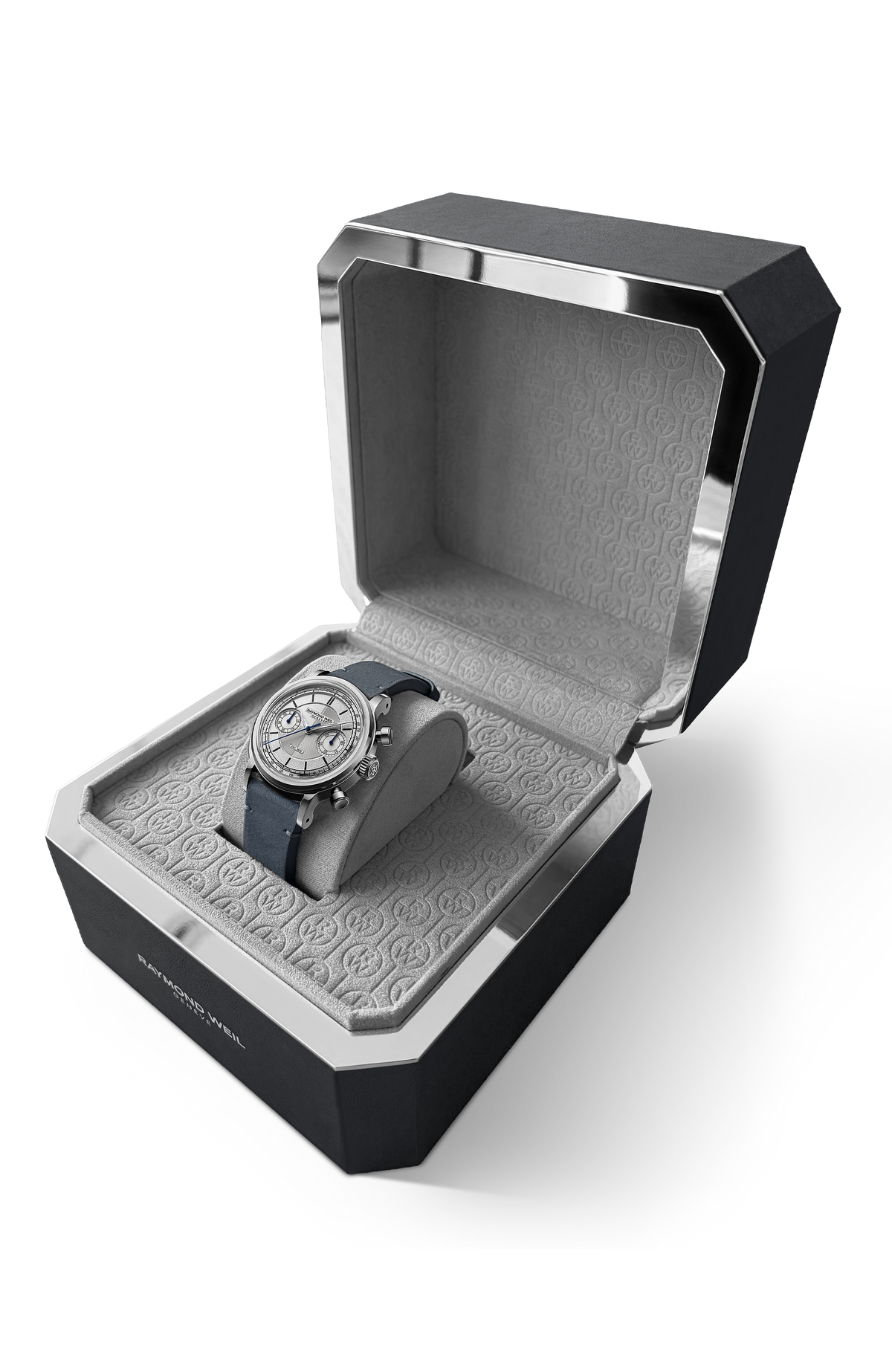Raymond Weil Millesime 'The Fifty' Bi-Compax Chronograph Silver Sector Dial 1976-SGC-65001