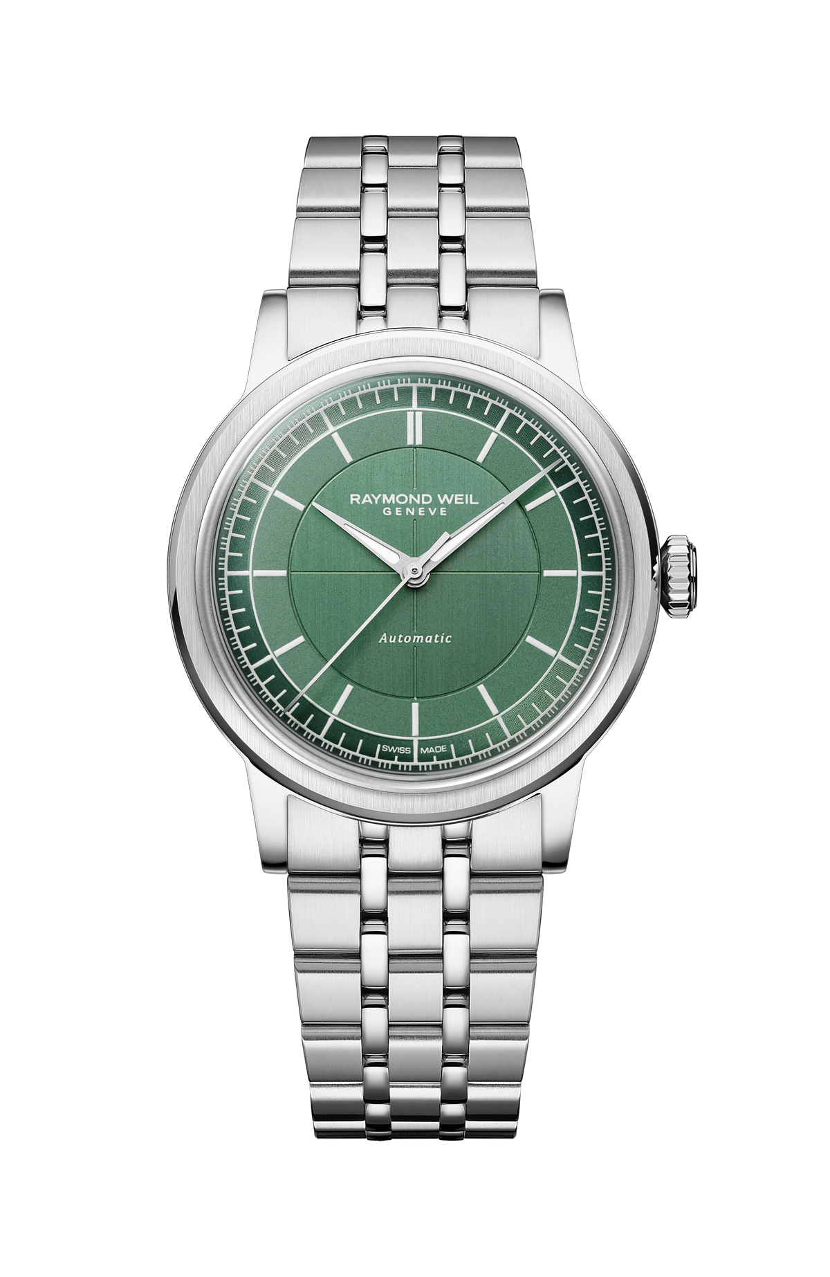 Raymond Weil Millesime Automatic Central Seconds Sage Green Dial 2125-ST-52011