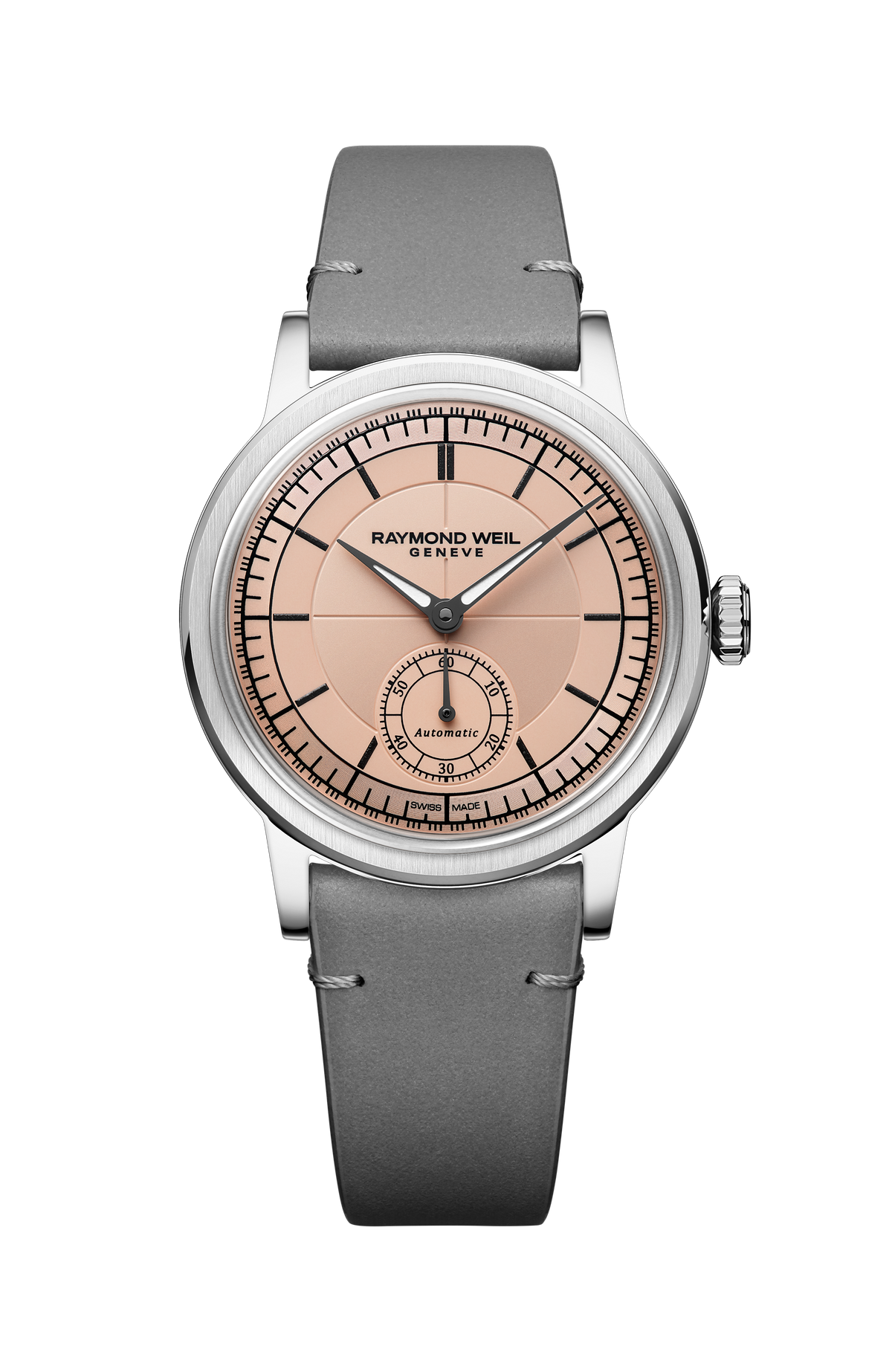 Raymond Weil Millesime Automatic Small Seconds Salmon Dial 2130-STC-80001