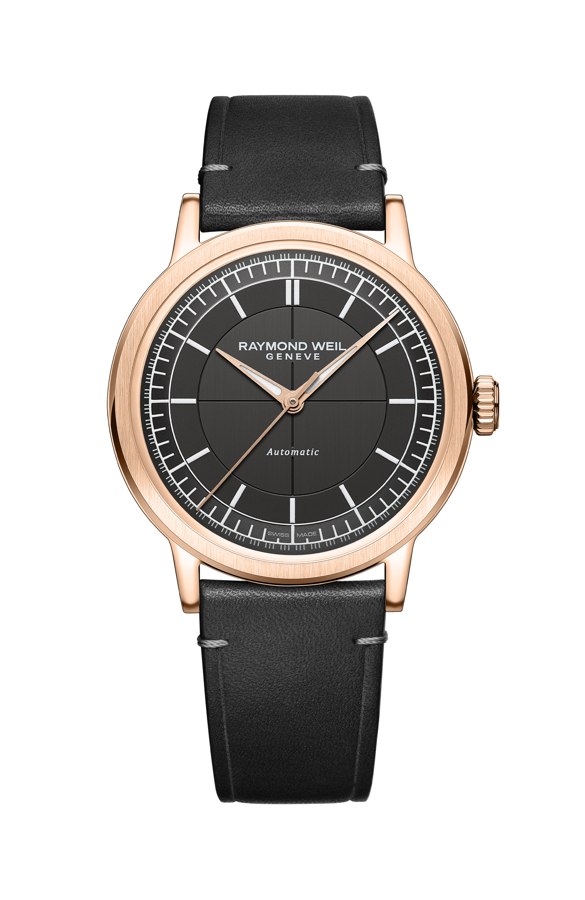 Raymond Weil Millesime Men's Automatic Grey dial, Grey Leather Strap 2925-PC5-60001