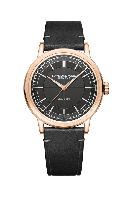 Raymond Weil Millesime Men's Automatic Grey dial, Grey Leather Strap 2925-PC5-60001