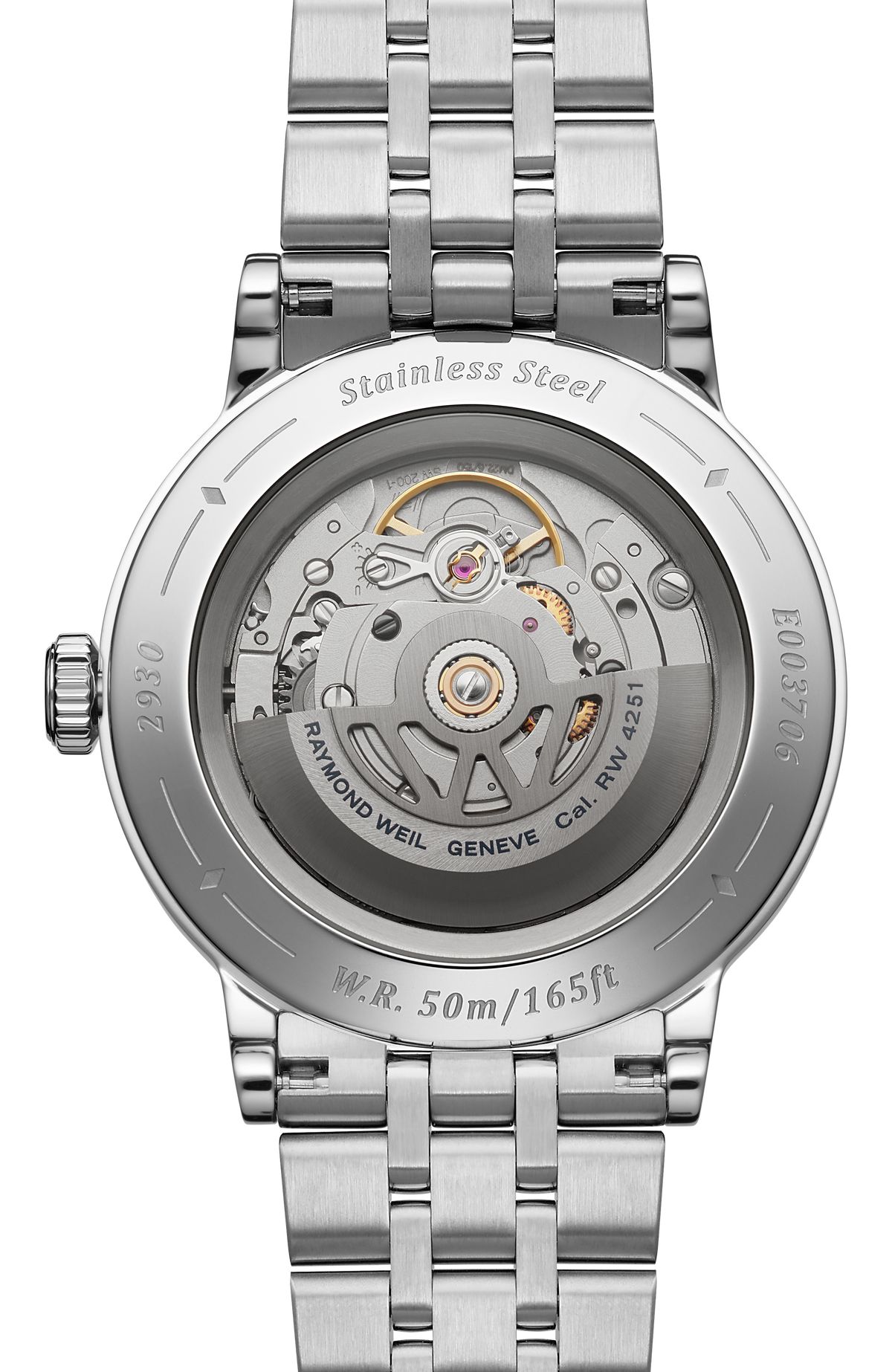 Raymond Weil Millesime Men's Automatic Small Seconds Tuxedo Black and White Dial Bracelet 2930-ST-05642