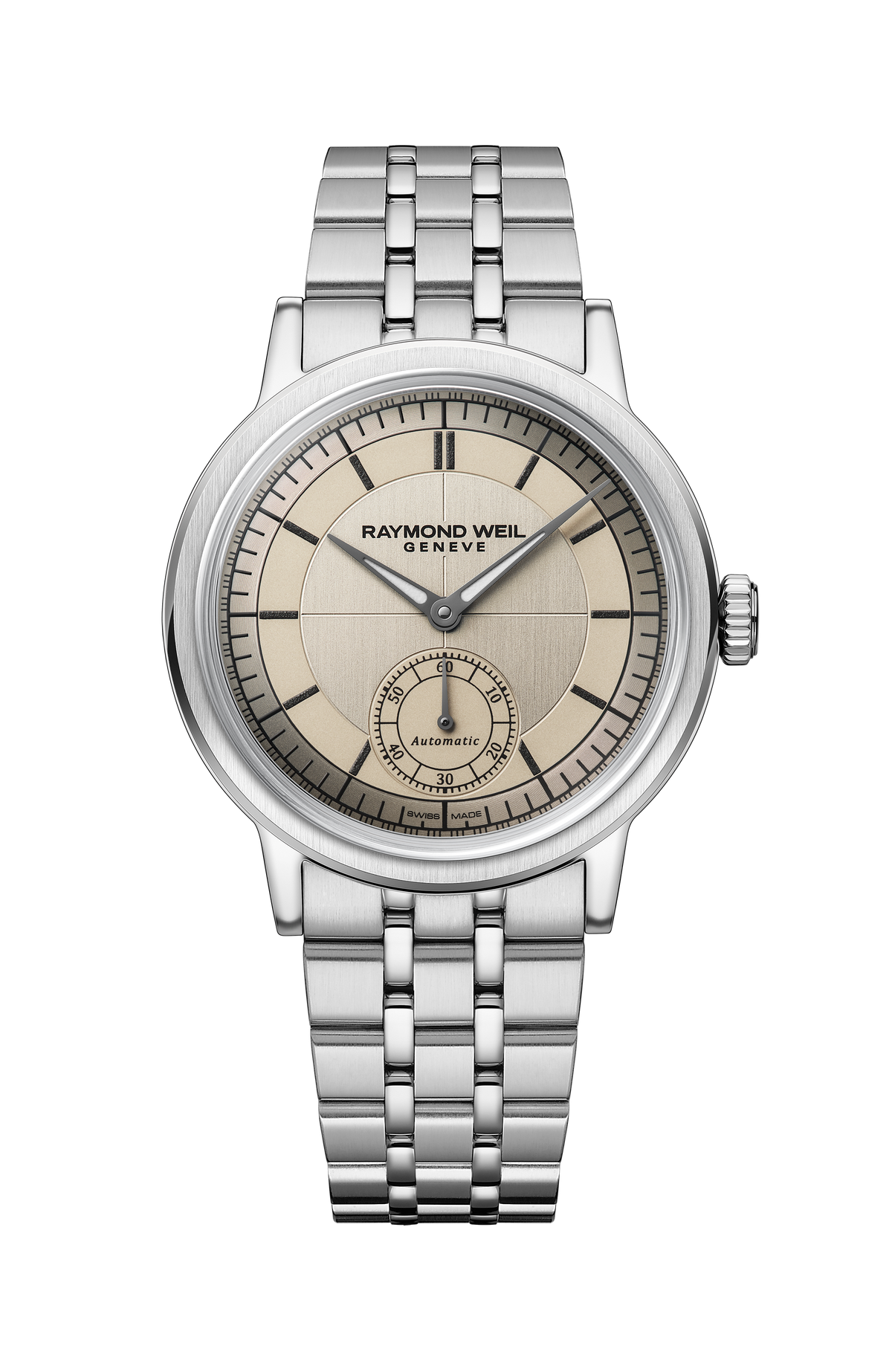 Raymond Weil Millesime Men's Automatic Small Seconds Champagne Dial Bracelet 2930-ST-11001