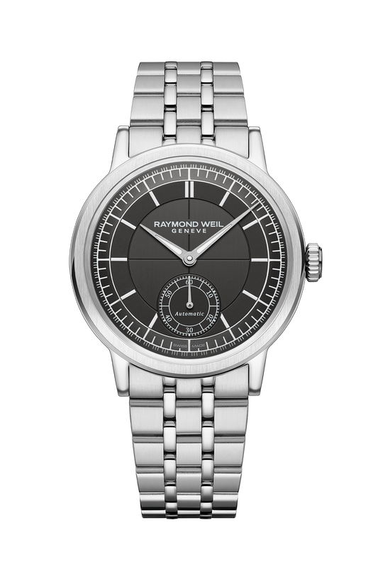 Raymond Weil Millesime Men's Automatic Small Seconds Anthracite Sector Dial Bracelet 2930-ST-60001