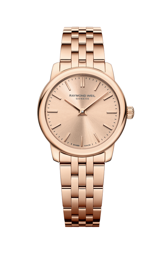 Raymond Weil Toccata Ladies Classic Stainless Steel Rose Gold Dial Quartz 5024-P5-80001