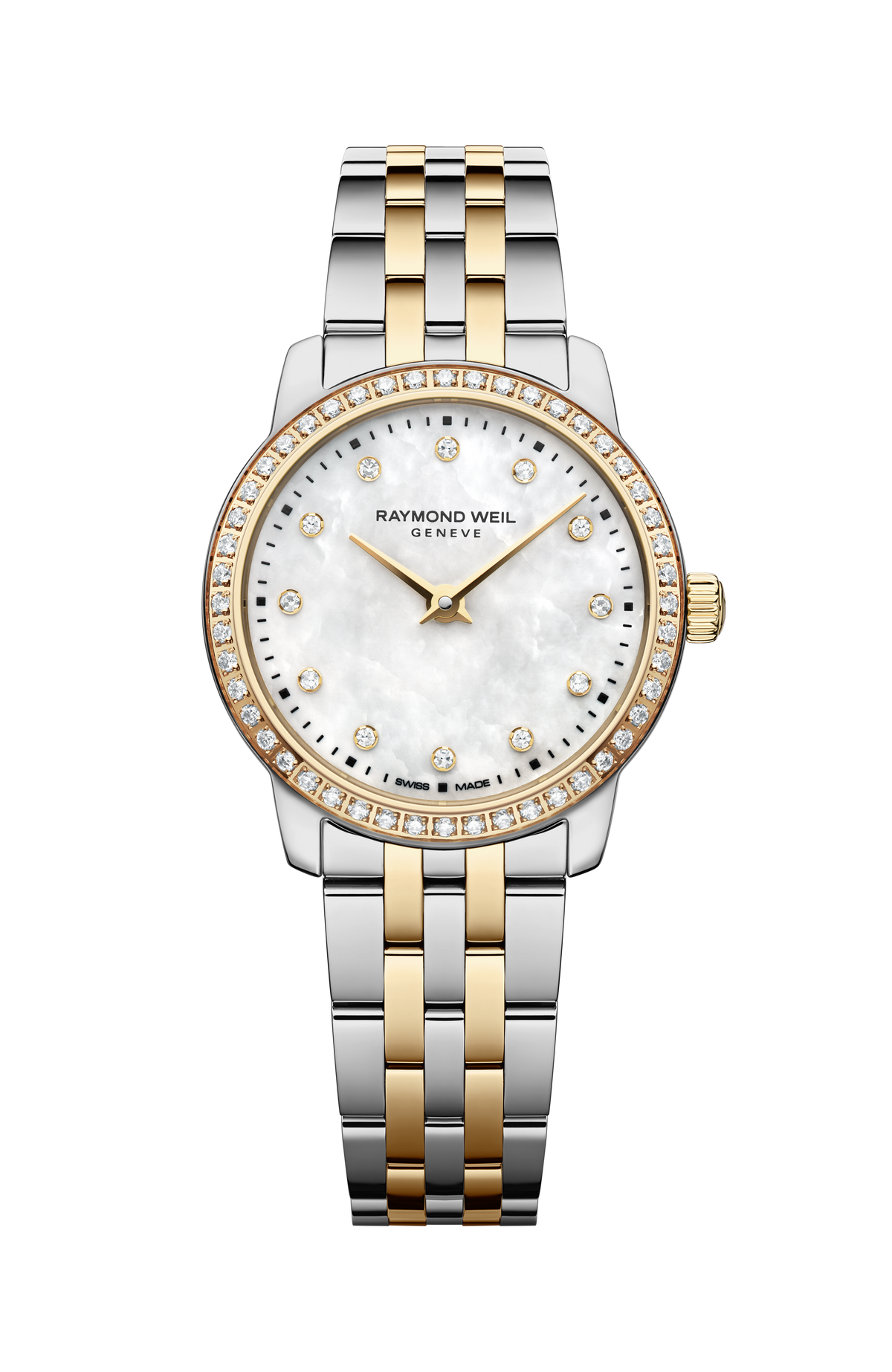 Raymond Weil Toccata Ladies Classic Two-tone Gold 60 Diamond Steel Quartz 5024-SPS-97081
