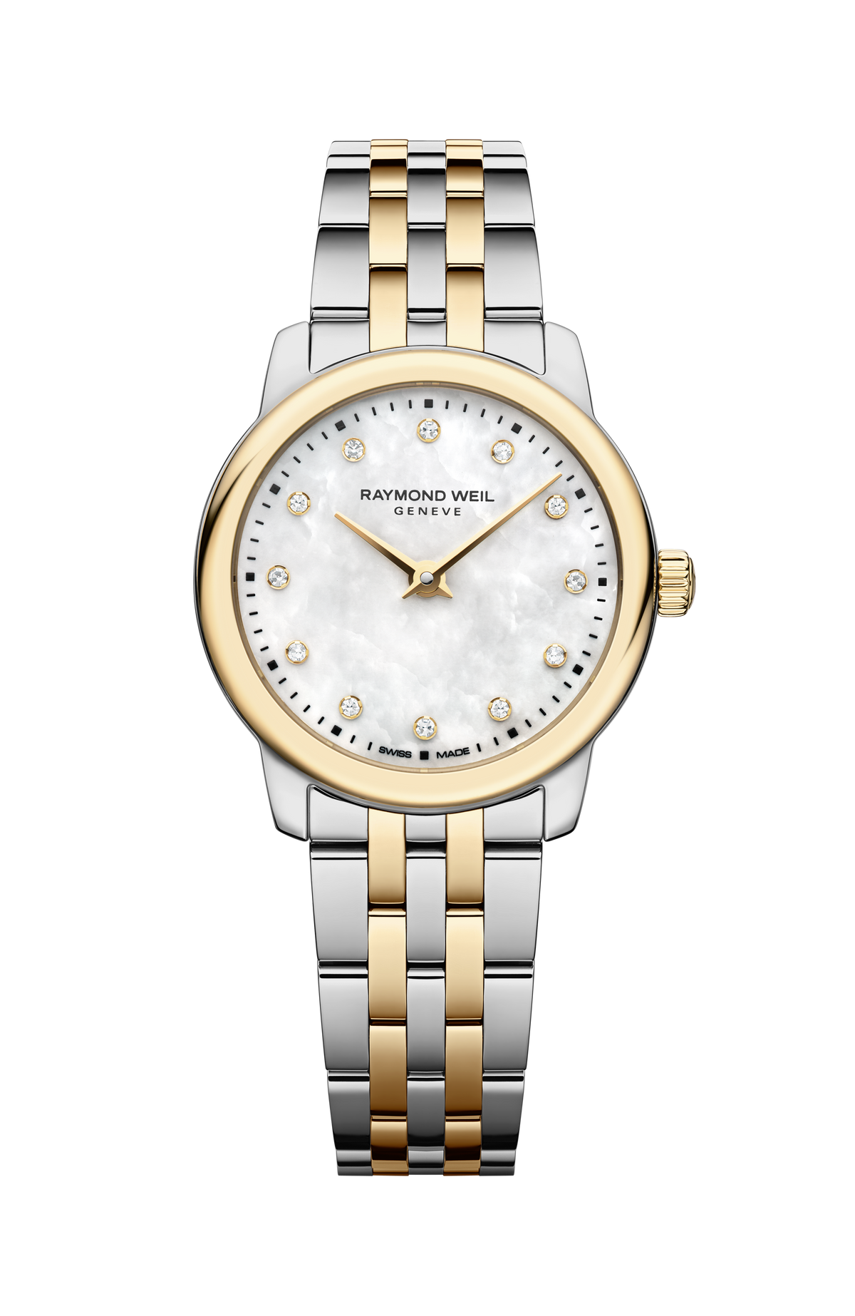 Raymond Weil Toccata Ladies Classic Two-Tone Gold Diamond Steel Quartz 5024-STP-97081