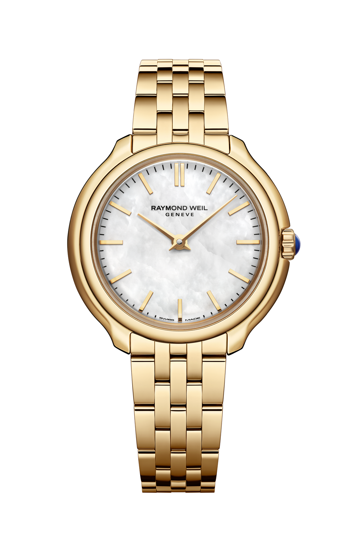 Raymond Weil Toccata Ladies Heritage Yellow Gold PVD White Mother-of-Pearl Quartz 5250-P-97001