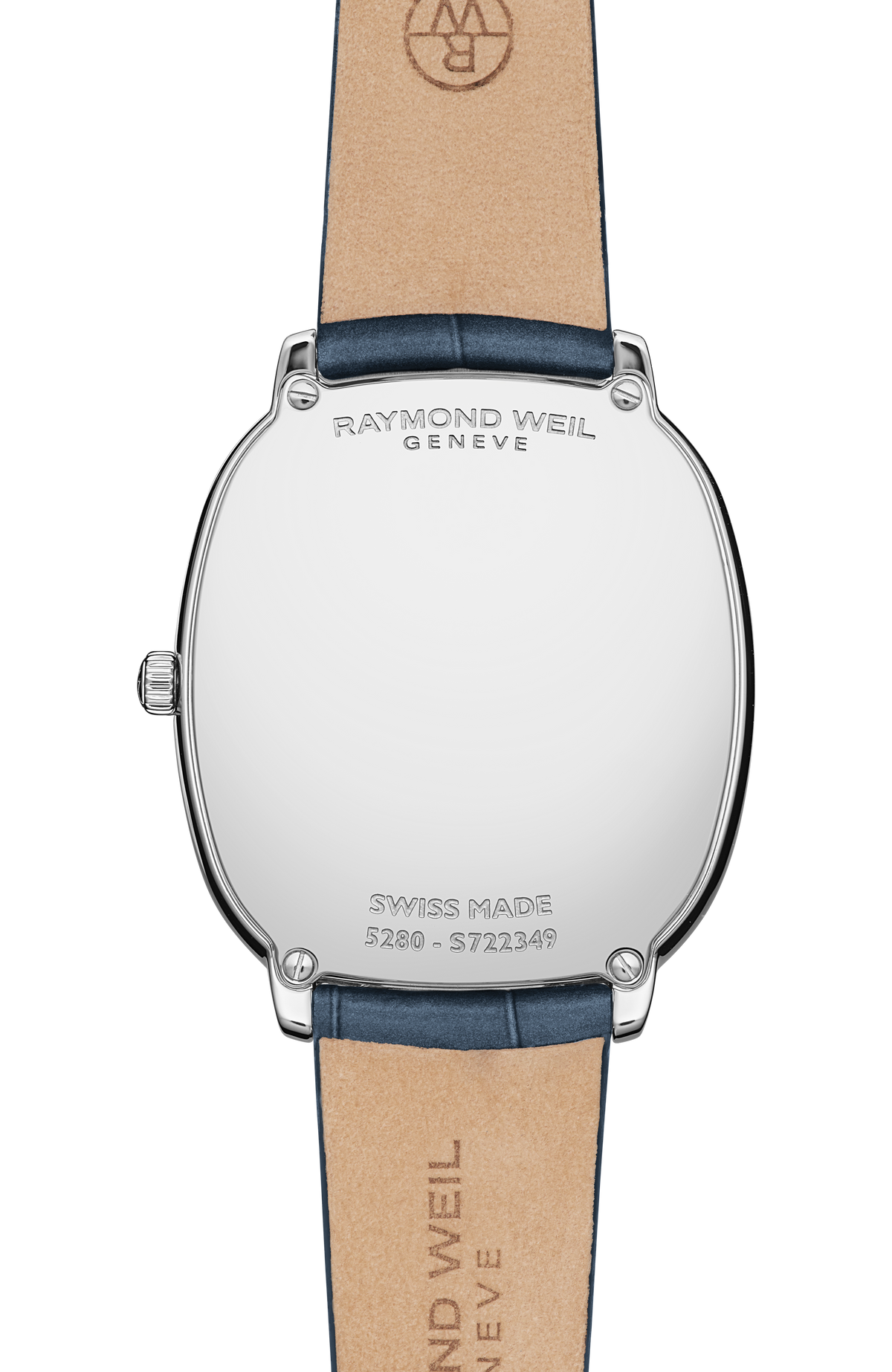 Raymond Weil Toccata Heritage Blue Dial Blue Leather Strap Quartz 5280-STC-50001