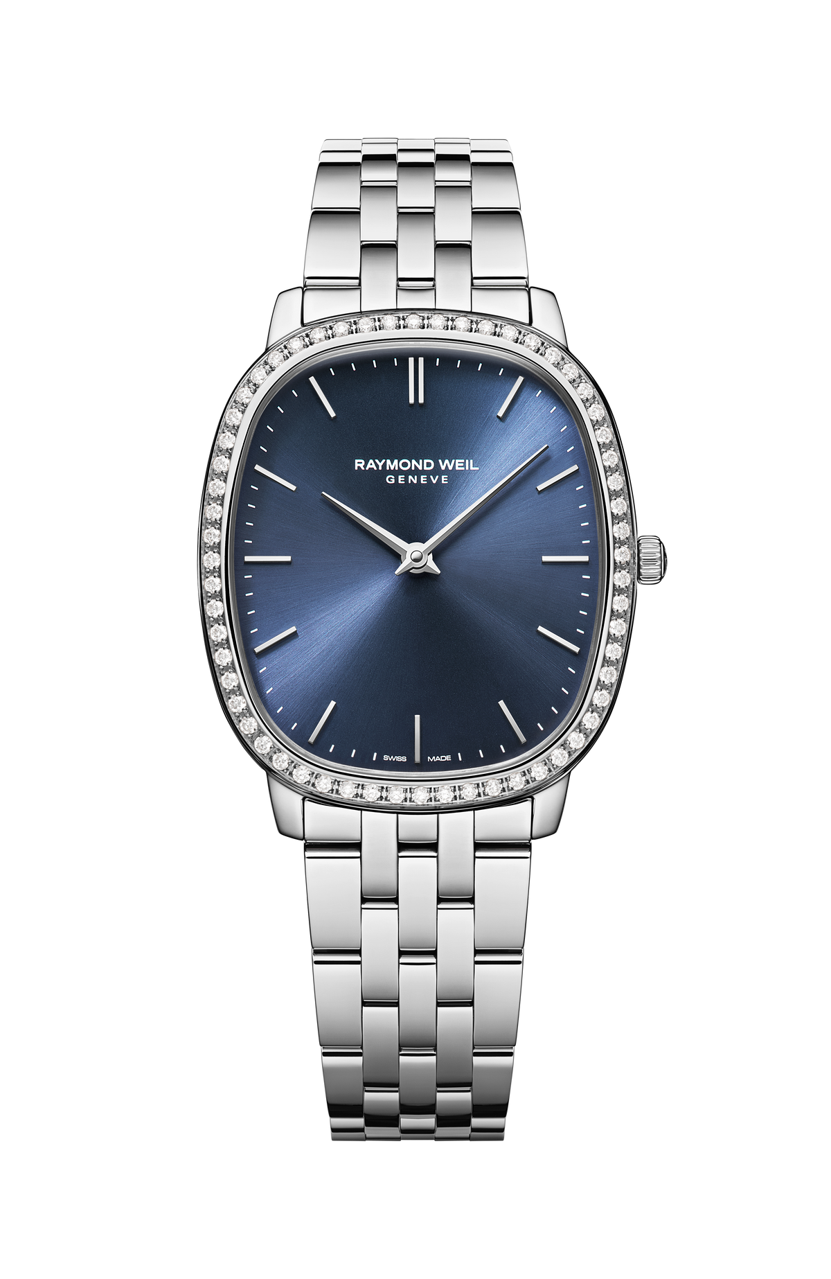 Raymond Weil Toccata Heritage Blue Dial Quartz Diamonds Bracelet 5280-STS-50001