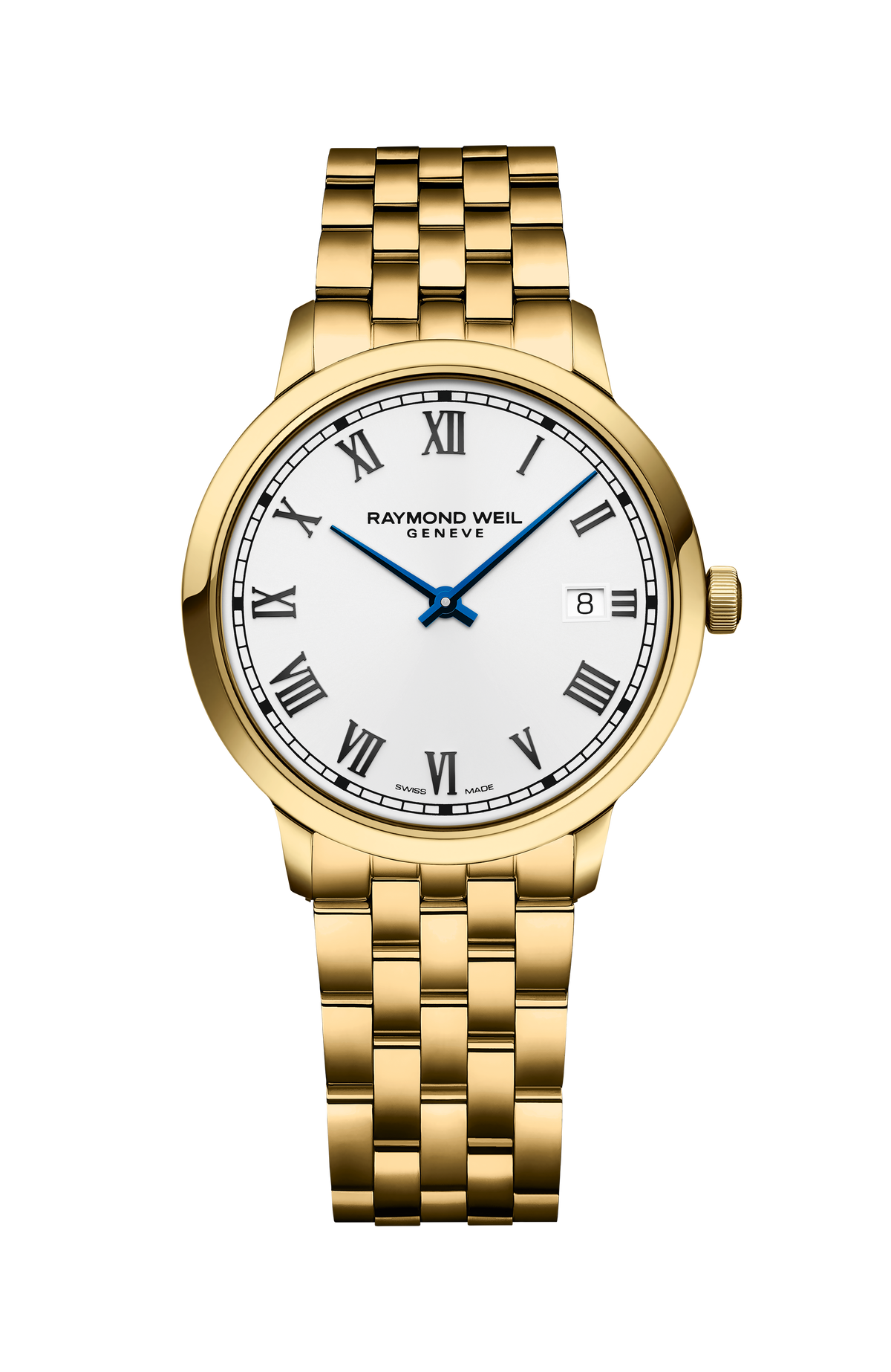 Raymond Weil Toccata Men's Classic Gold PVD White Dial Quartz 5485-P-00359