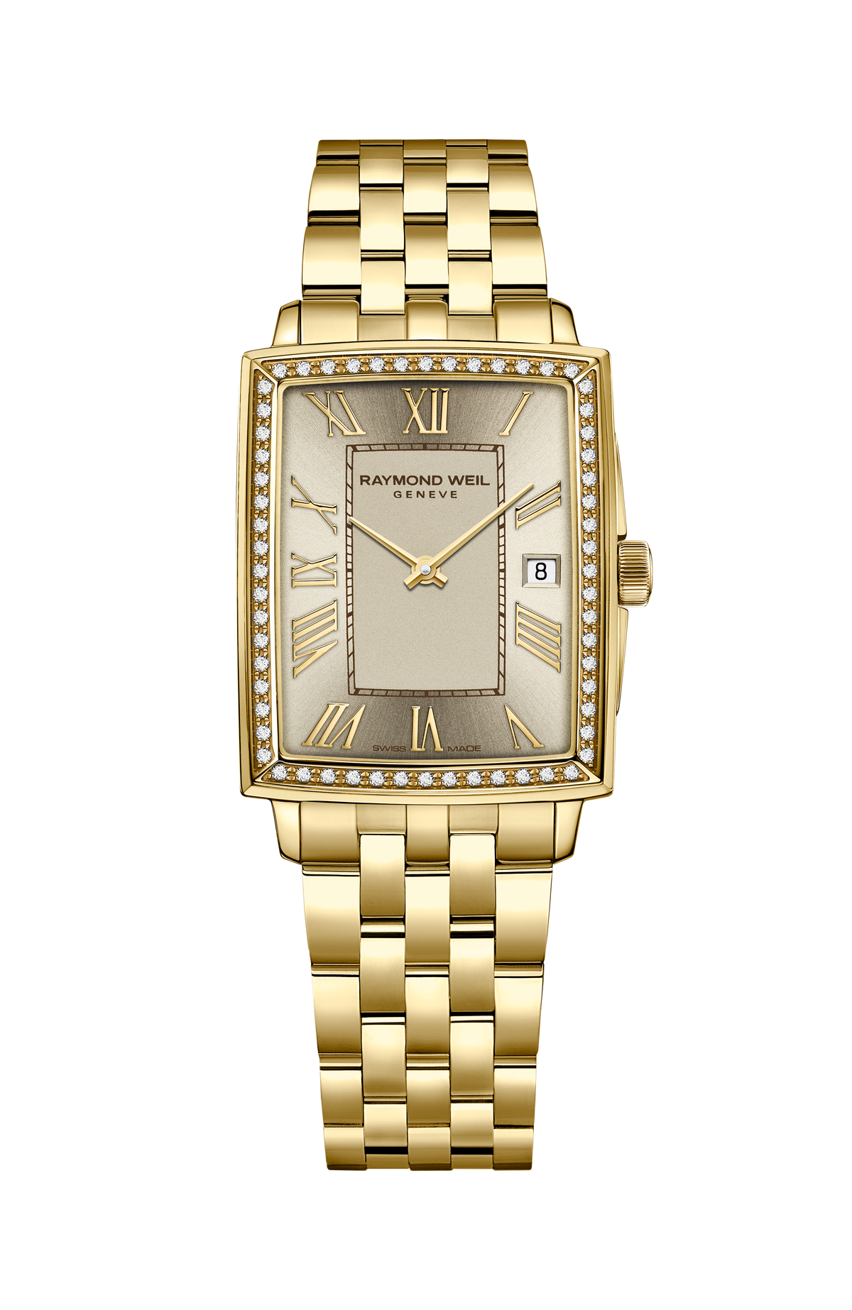 Raymond Weil Toccata Ladies Champagne Dial Diamonds Quartz 5925-PS-00100