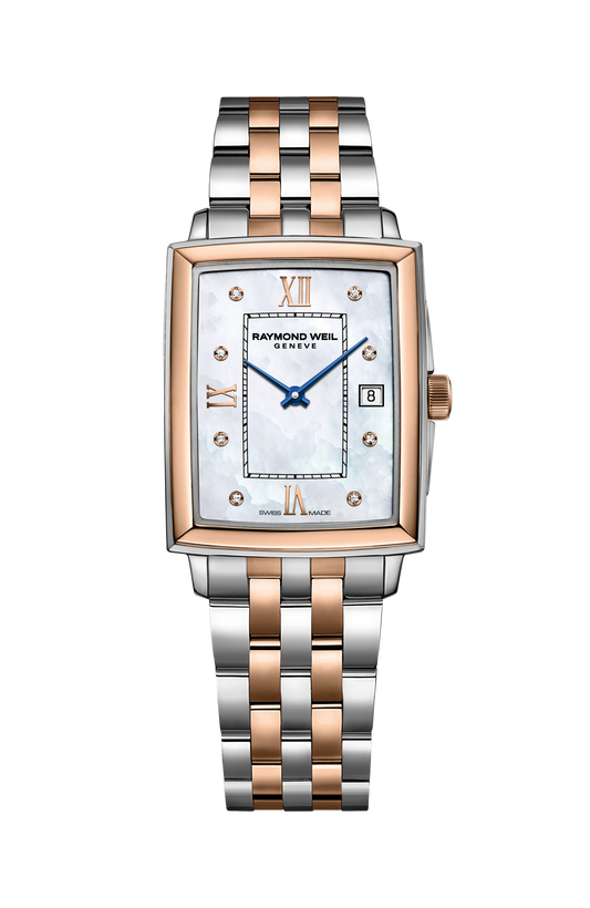 Raymond Weil Toccata Ladies Two-tone Rose Gold Quartz 5925-SP5-00995