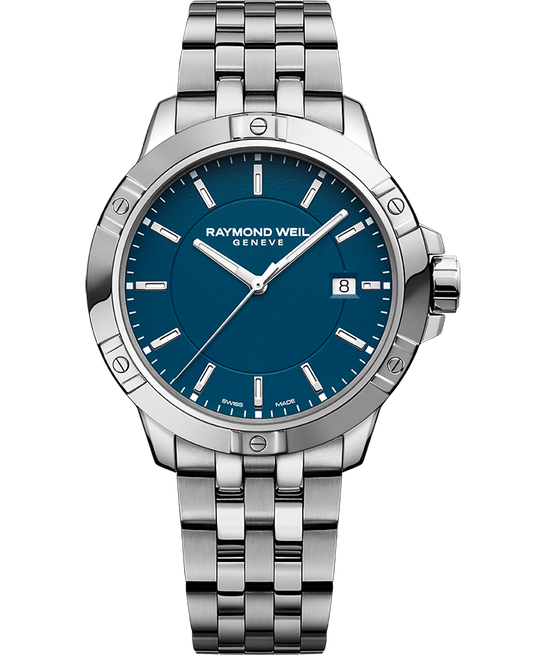 Raymond Weil Tango Men's Quartz Blue Dial Bracelet Watch, 41mm (8160-ST-50041)