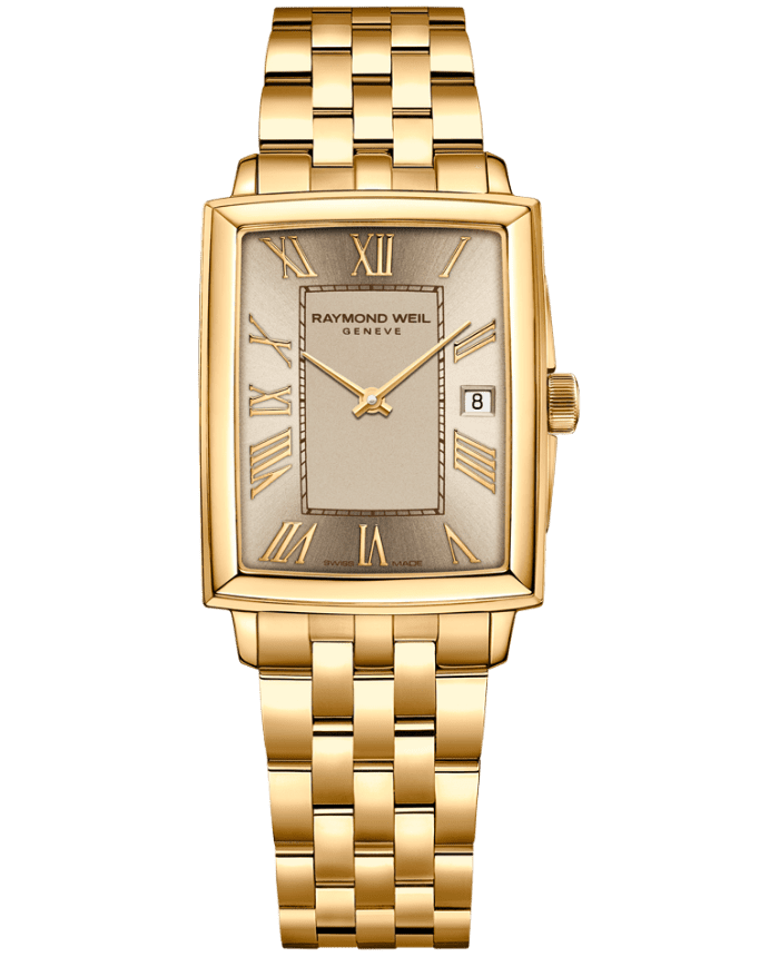 Raymond Weil Toccata Ladies Champagne Dial Quartz Watch, 22.6 x 28.1 mm (5925-P-00100)