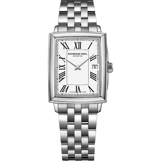 Raymond Weil Toccata Ladies Stainless Steel Quartz White Dial Stainless Steel Watch 22.6 x 28.1 mm (5925-ST-00300)