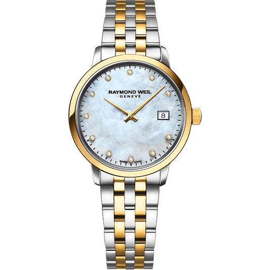 Raymond Weil Toccata Ladies Two-tone Gold Diamond Quartz Watch, 29mm (5985-STP-97081)