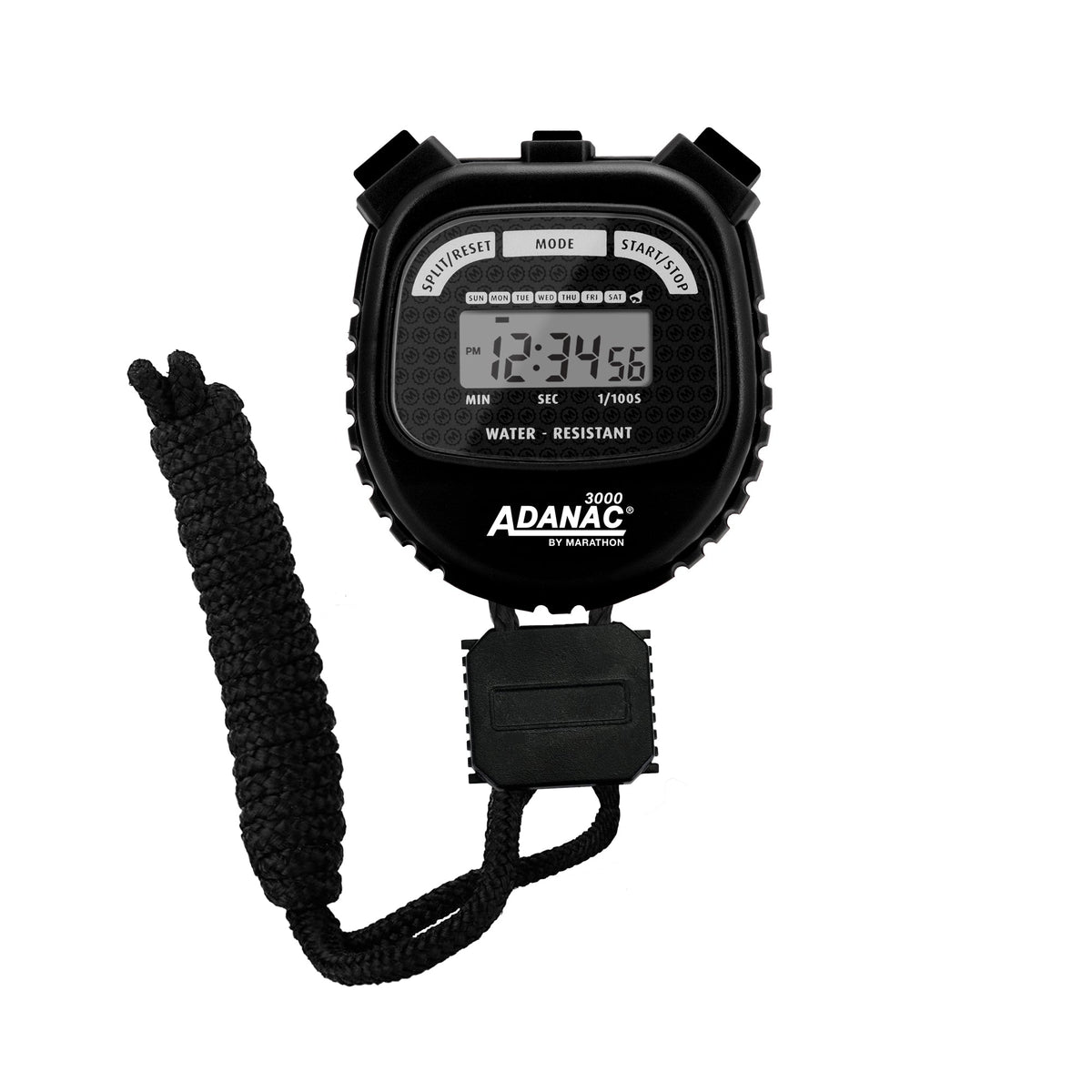 Marathon ADANAC® 3000 Digital Stopwatch Timer - Black