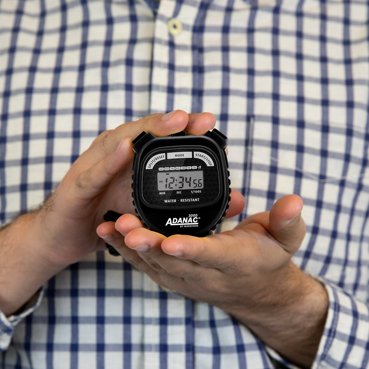 Marathon ADANAC® 3000 Digital Stopwatch Timer - Black