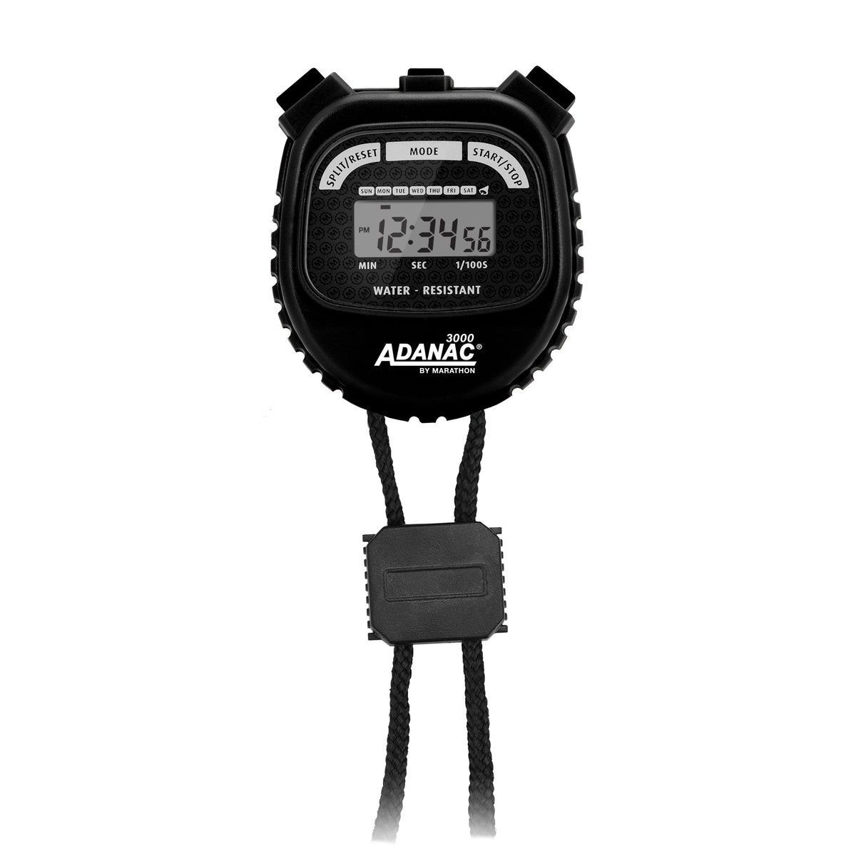 Marathon ADANAC® 3000 Digital Stopwatch Timer - Black
