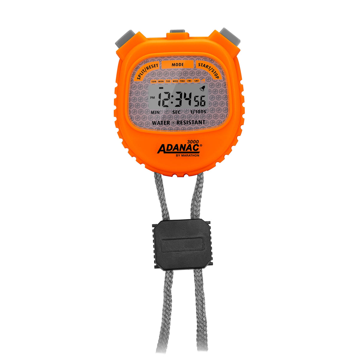 Marathon ADANAC® 3000 Digital Stopwatch Timer - Neon Orange