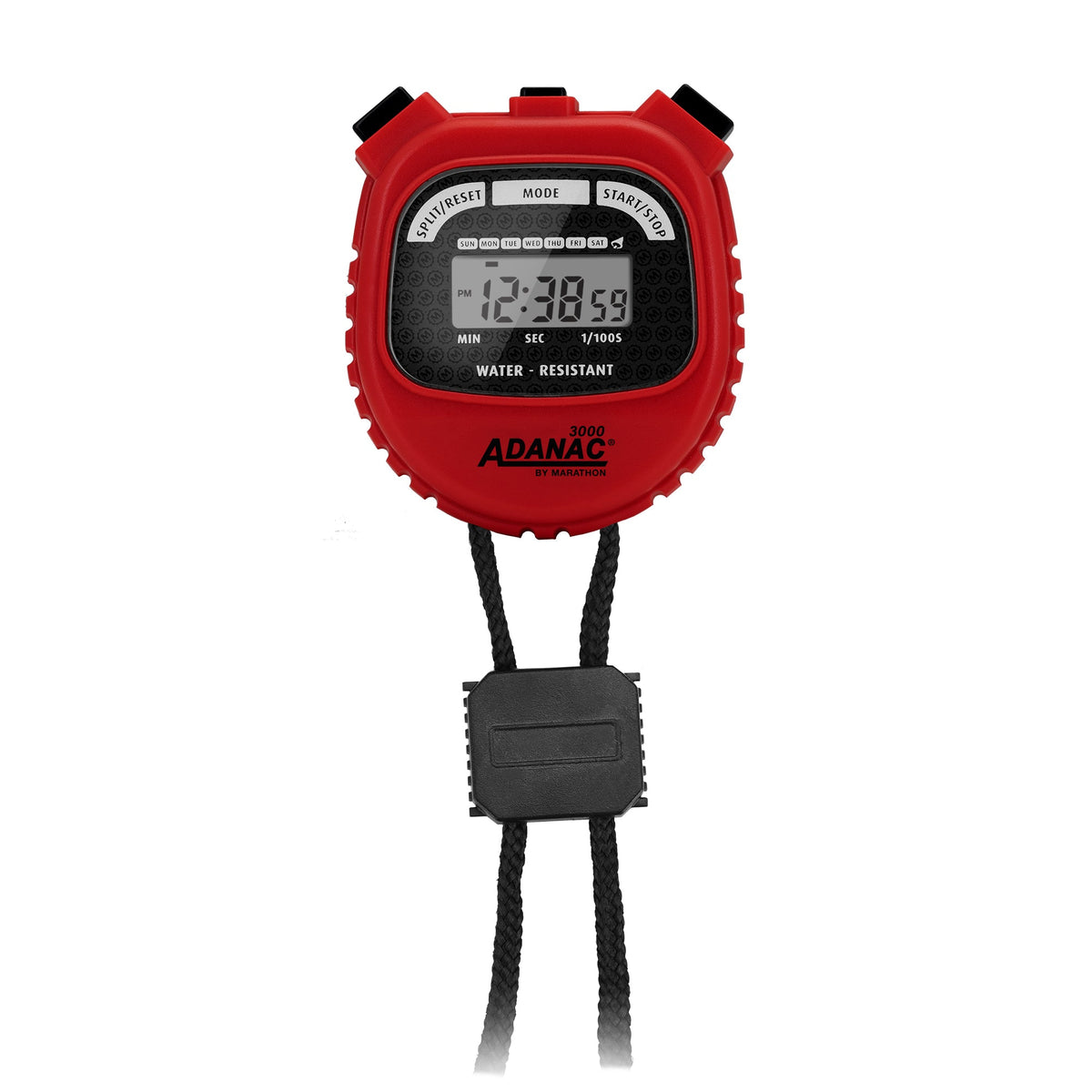 Marathon ADANAC® 3000 Digital Stopwatch Timer - Red