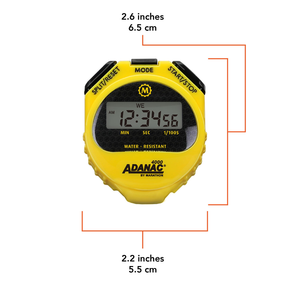 Marathon ADANAC® 4000 Digital Stopwatch Timer with Large Display