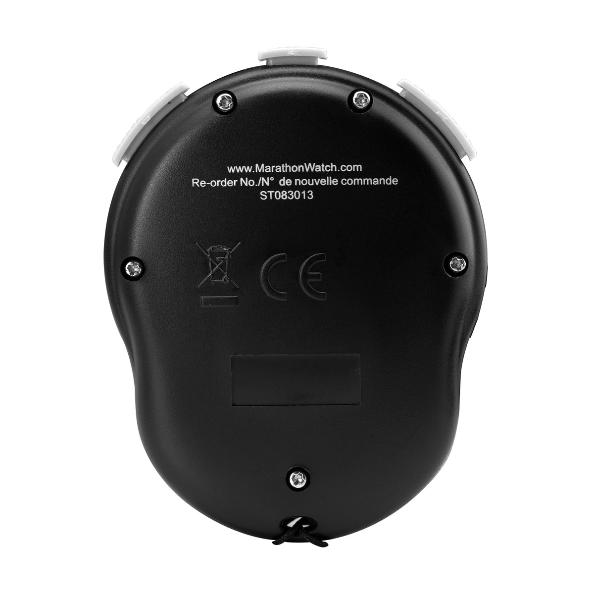 ADANAC Digital Glow Stopwatch Timer Black - Marathon Watch Company | ST083013-BK
