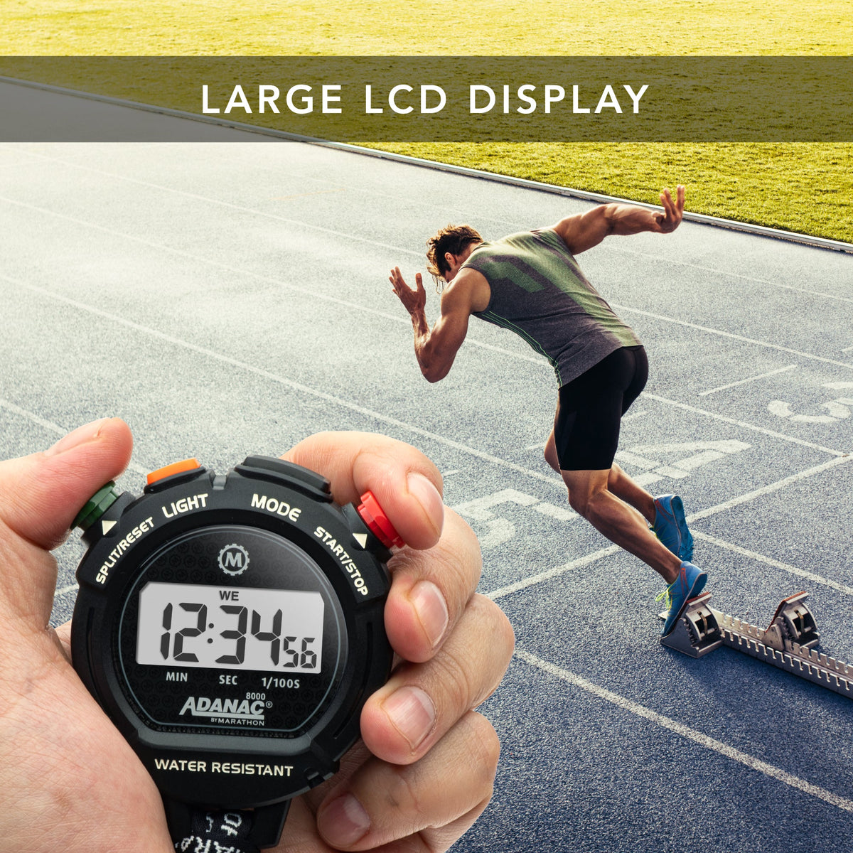 Marathon ADANAC® 8000 Professional Stopwatch Timer