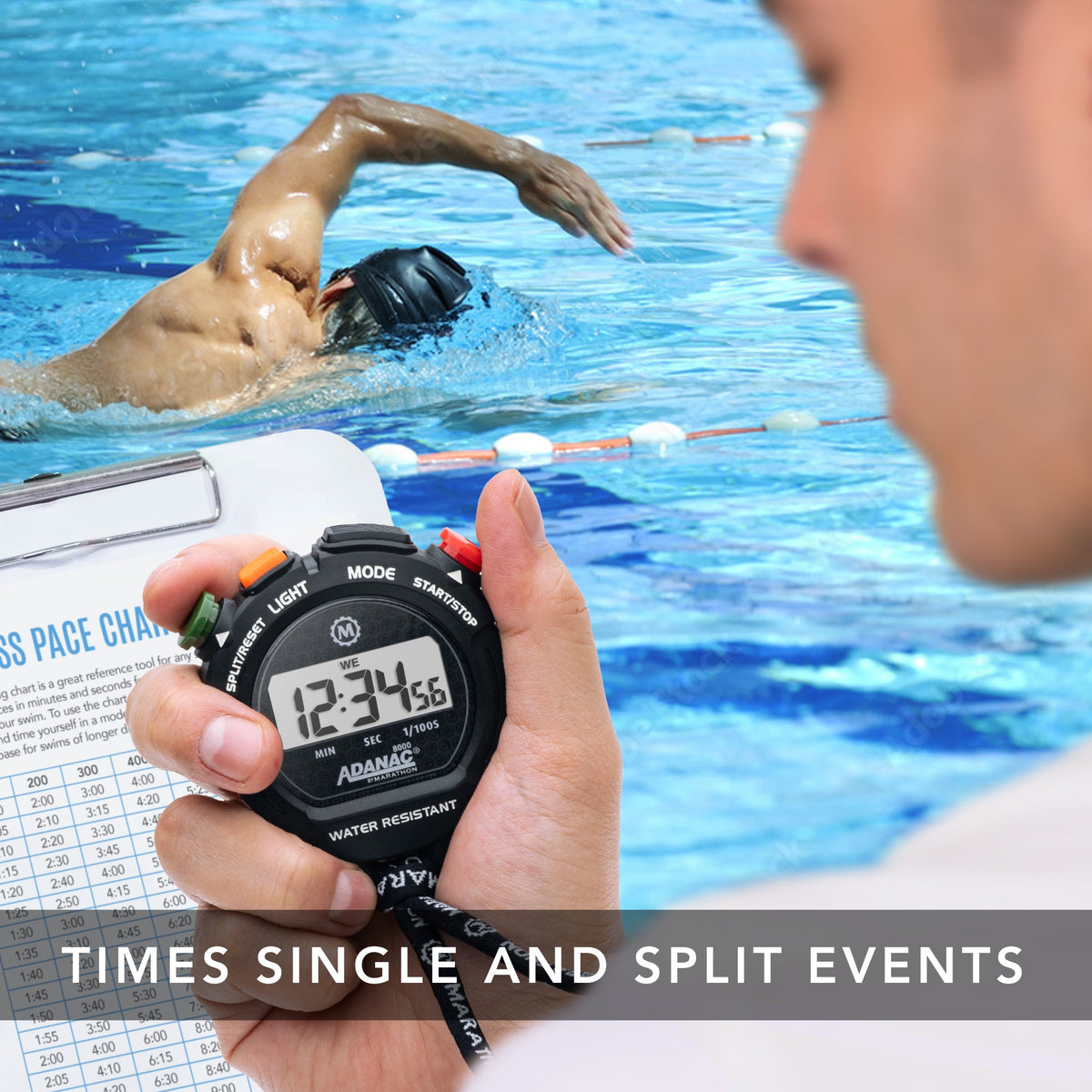 Marathon ADANAC® 8000 Professional Stopwatch Timer