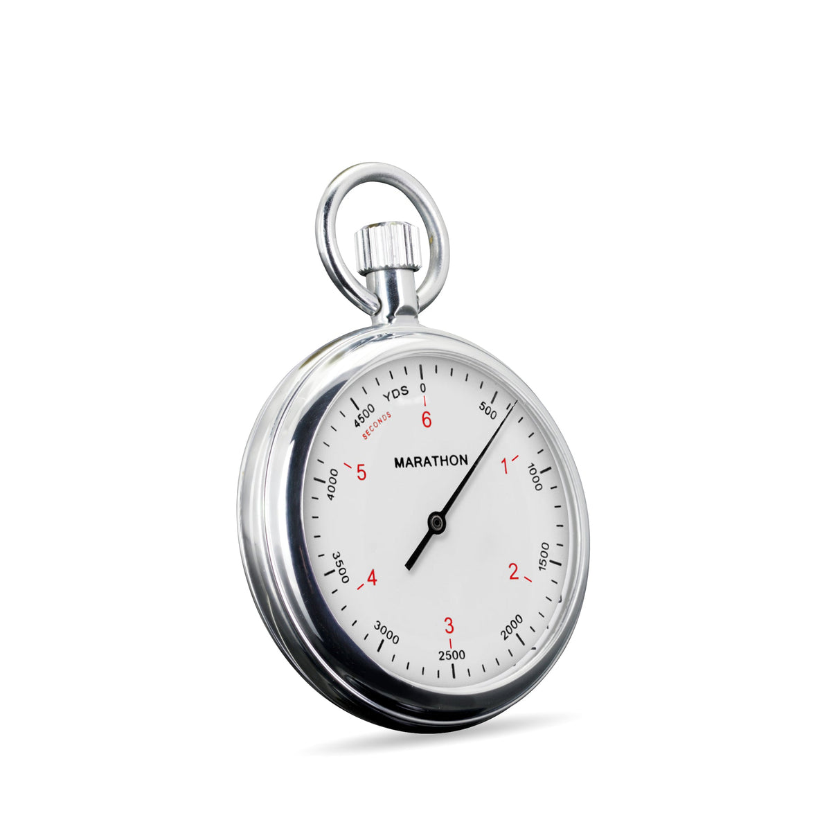 Marathon Mechanical Stopwatch: Single Action 5000 yard (1/50 sec & 6 sec), 100 yard or 1 sec Interval