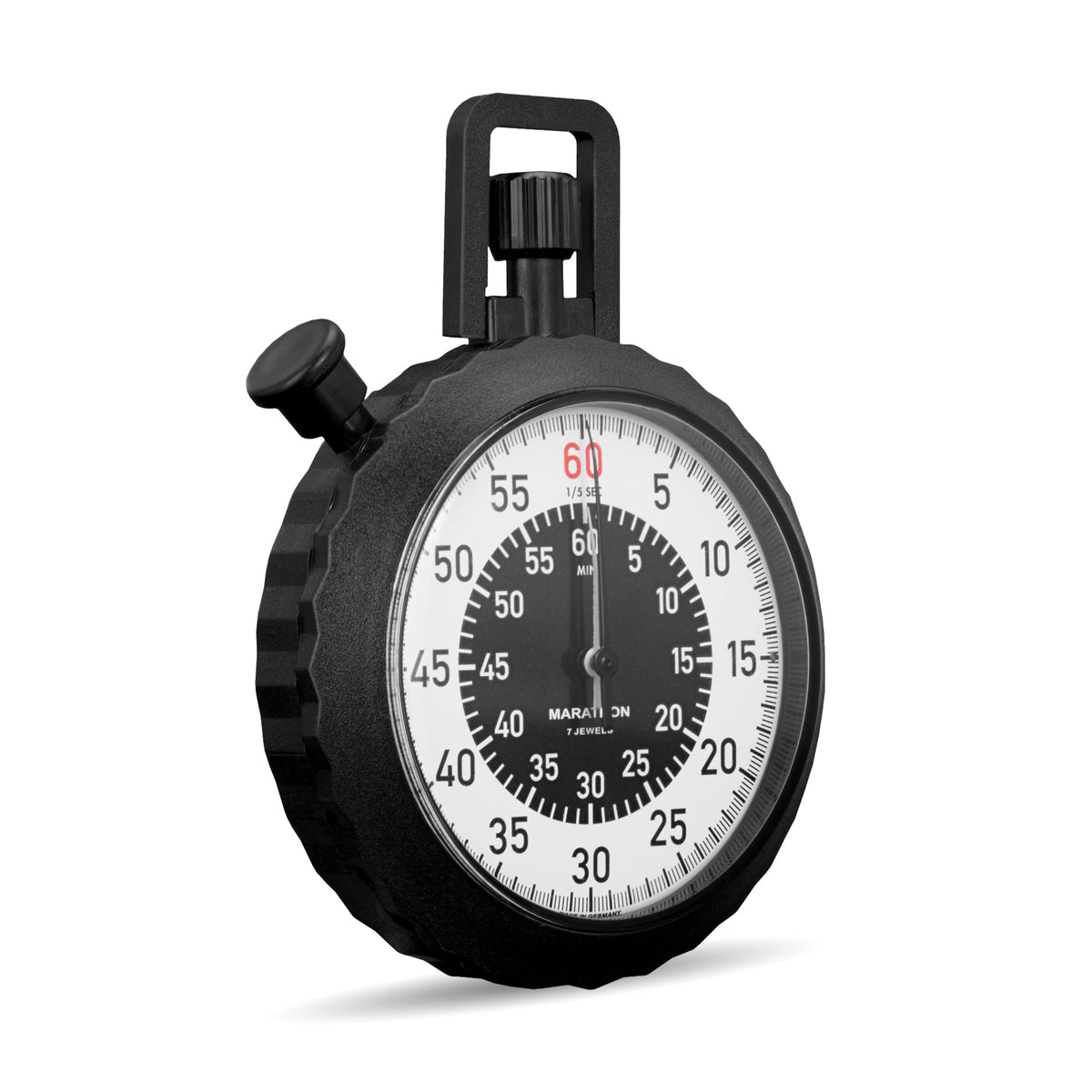 Marathon Military Stopwatch - Instantaneous Return and Time-Out, with Central 60 min Register