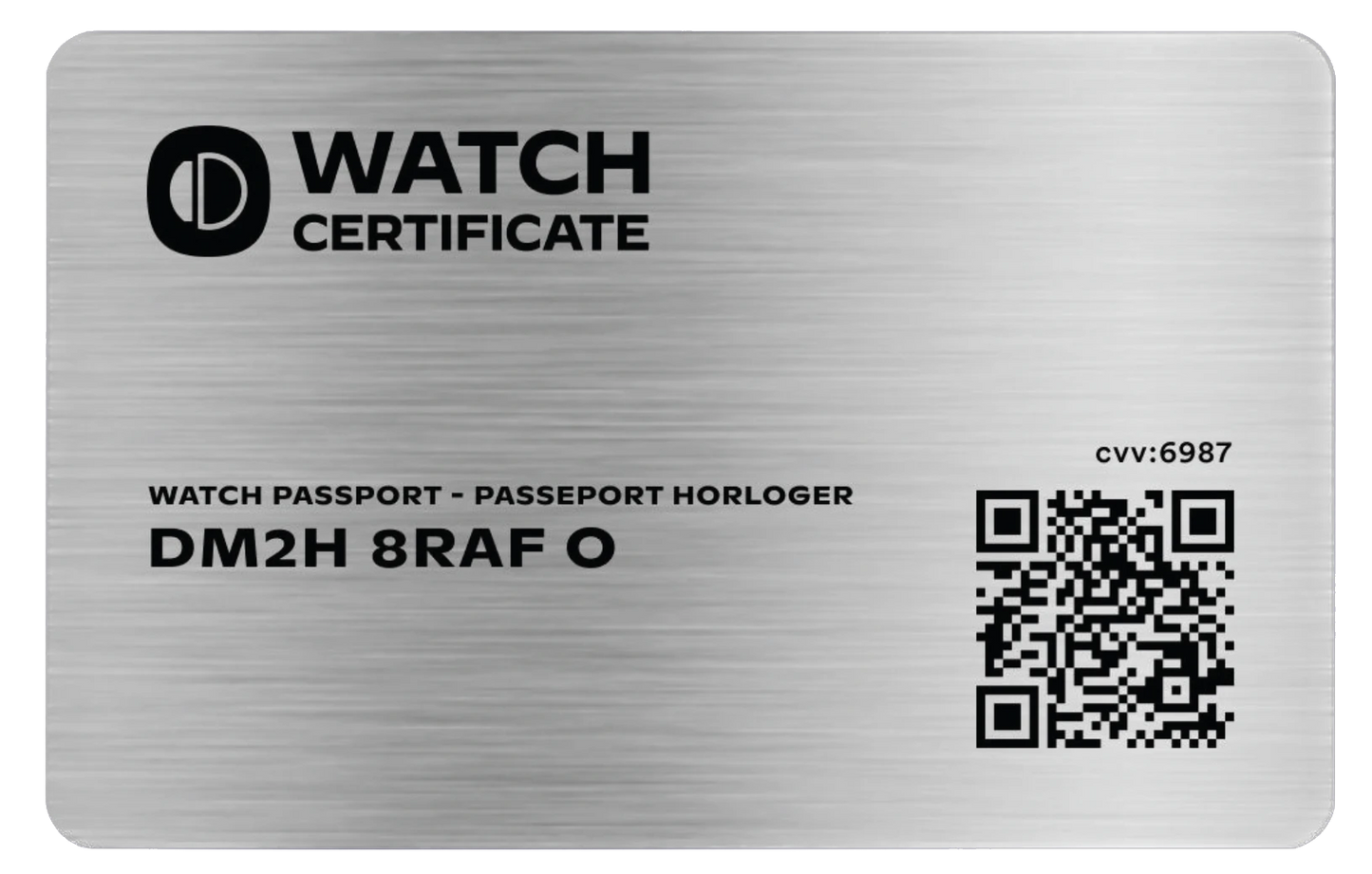 Watch Certificate - The passport for watches