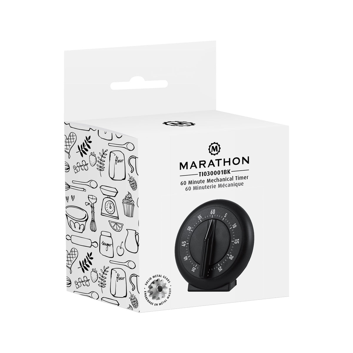 Marathon Loud Ring 60 Minute Wind-Up Timer