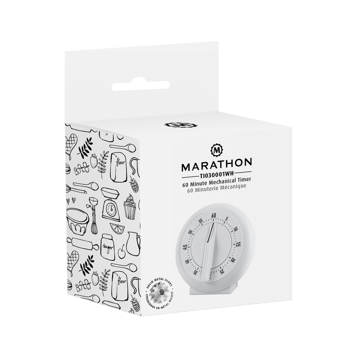 Marathon Loud Ring 60 Minute Wind-Up Timer