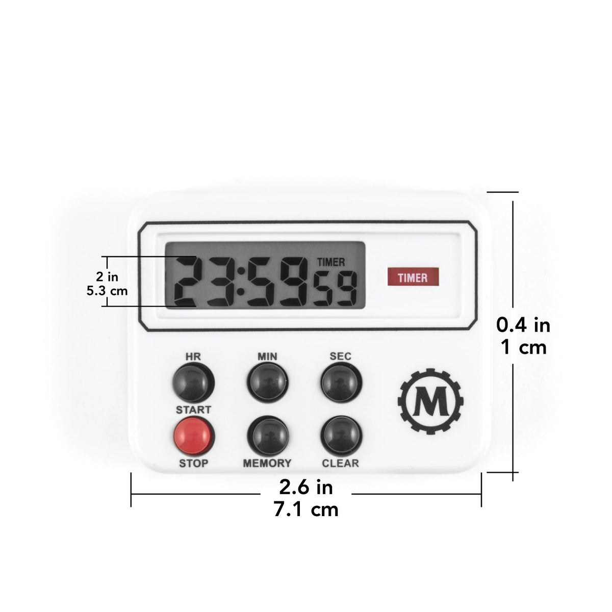 24 Hour Compact Digital Timer - marathonwatch