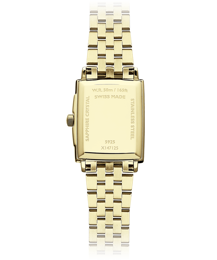 Raymond Weil Toccata Ladies Gold Diamond Quartz Mother of Pearl Dial Gold Stainless Steel 5925-PS-00995