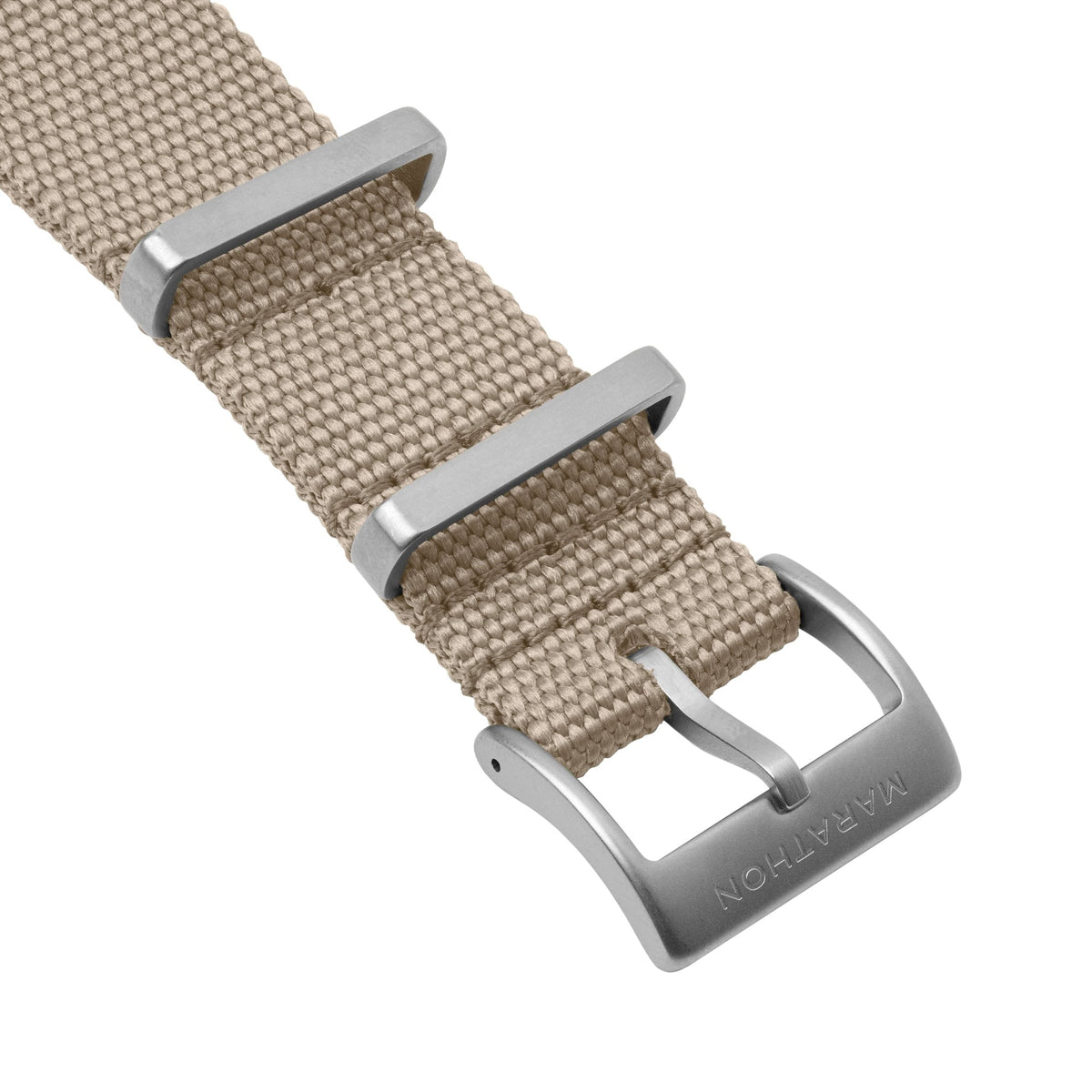 Marathon 20MM Nylon Canvas DEFSTAN Strap - Parkerized Hardware Sand