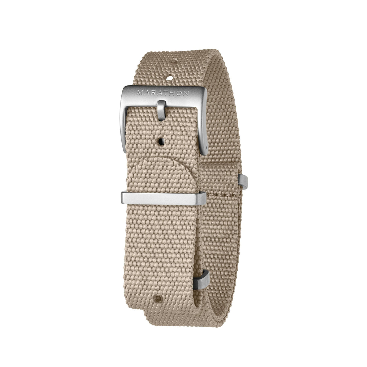 Marathon 20MM Nylon Canvas DEFSTAN Strap - Parkerized Hardware Sand