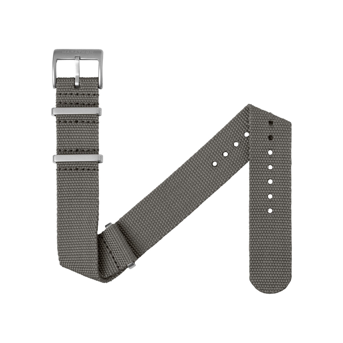 Marathon 20MM Nylon Canvas DEFSTAN Strap - Parkerized Hardware Stone