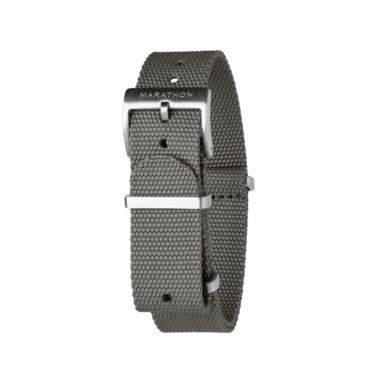 Marathon 20MM Nylon Canvas DEFSTAN Strap - Brushed Steel Hardware Stone