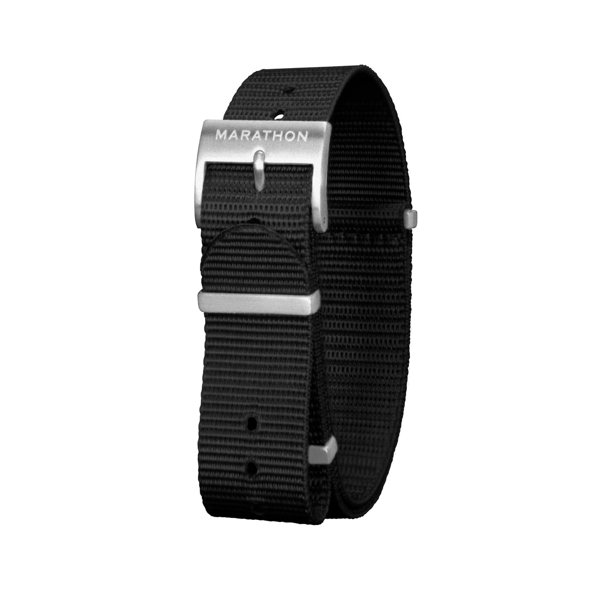 Marathon Nylon DEFSTAN Strap, Black, 16mm