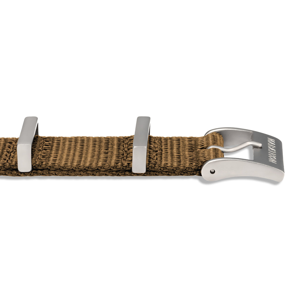 Marathon Nylon DEFSTAN Strap with Parkerized Hardware, 20mm, Desert Tan