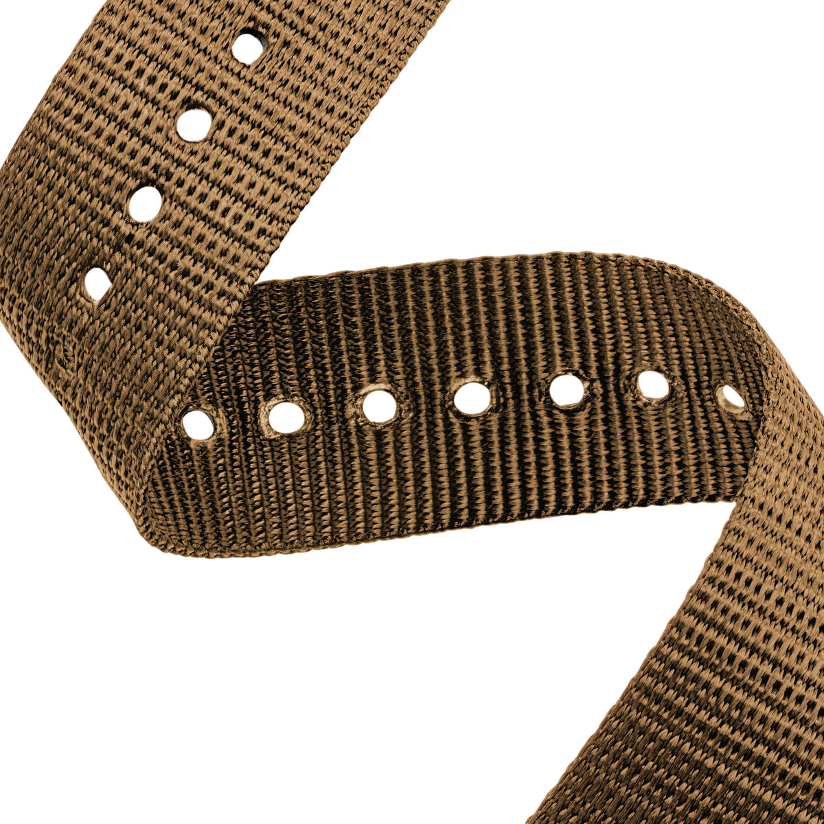 Marathon Nylon DEFSTAN Strap with Parkerized Hardware, 20mm, Desert Tan