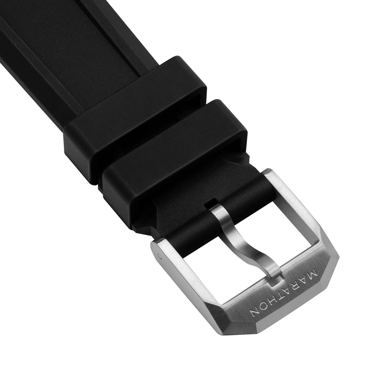 Marathon 3-Piece Rubber Strap Kit, Black, 20mm